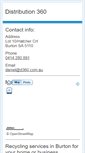 Mobile Screenshot of distribution360.com.au